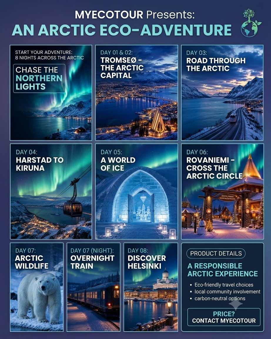 Chase the Northern Lights: An Arctic Eco-Adventure