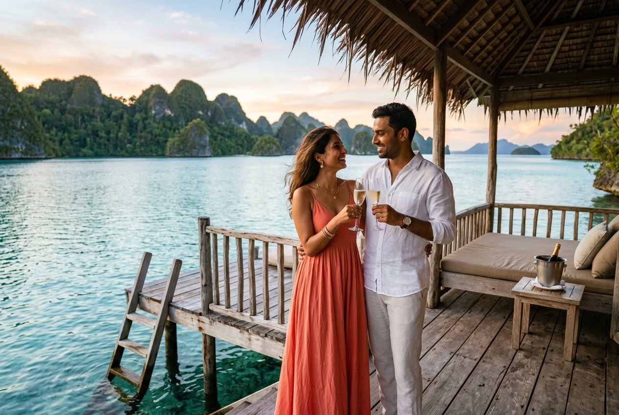 Raja Ampat · Private Island — offbeat private honeymoon